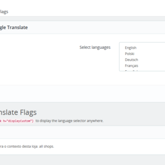 Google Translate PrestaShop Plugin 9.0, 8.2, 8.1, 8.0, 1.7, 1.6