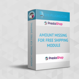 Module Prestashop 1.7, 8.0 8.1, 8.2, 9.0 Montant Manquant pour la Livraison Gratuite