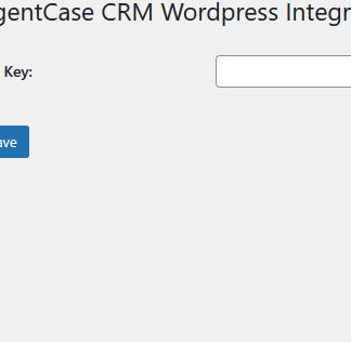Plugin WordPress Intégration AgentCase CRM