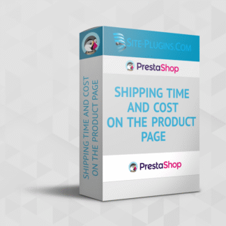 Módulo Prestashop – Tiempo y Costo de Envío en la Página del Producto para Prestashop 9.X 8.X 1.7.X 1.6.X