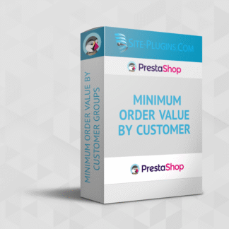 Prestashop Module Minimum Order Value by Customer Groups for Prestashop 9.X 8.X 1.7.X 1.6.X