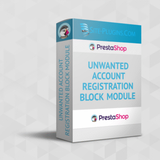 PrestaShop Modul for Blokkering av Uønskede Kontoregistreringer for Prestashop 9.X 8.X 1.7.X 1.6.X