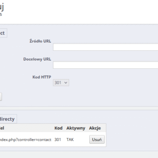 Simple 301 redirect module Prestashop 1.7, 8x